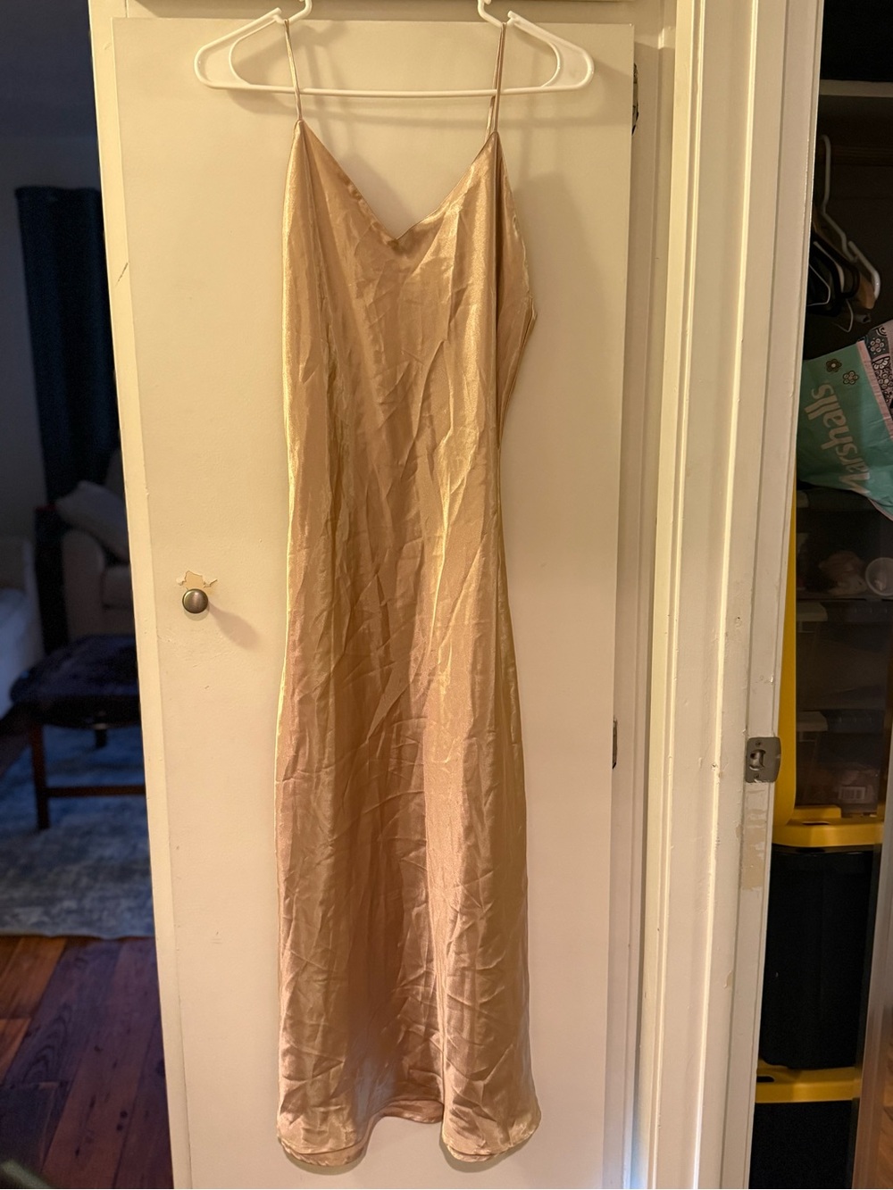 Vintage 90s Victoria’s Secret gold tag and dress stunning minimilist 90s